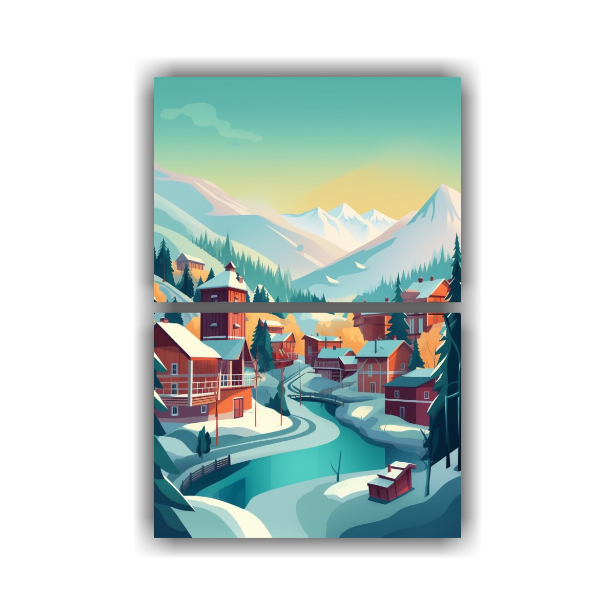 pinturas-decorativas-de-lienzo-expresi-n-intensidad-d-a-soleado-en-seven-springs-mountain-resort