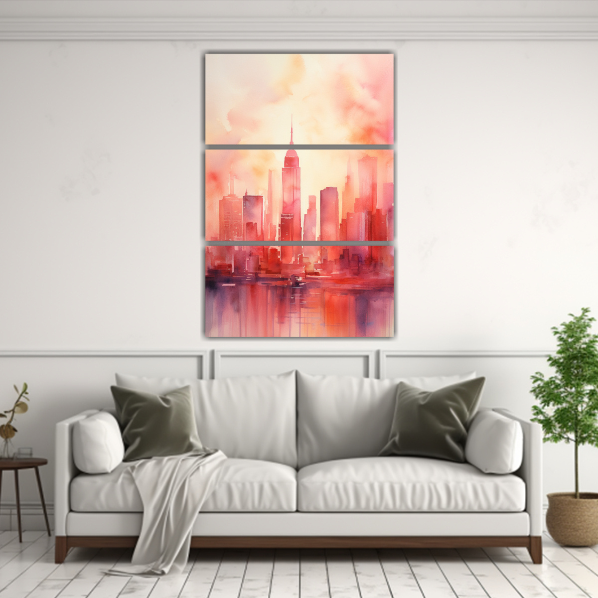 pinturas-decorativas-de-manhattan-ciudad-vibrante-y-multicolor-en-tres-lienzos-de-tela-con-profundidad-1-1