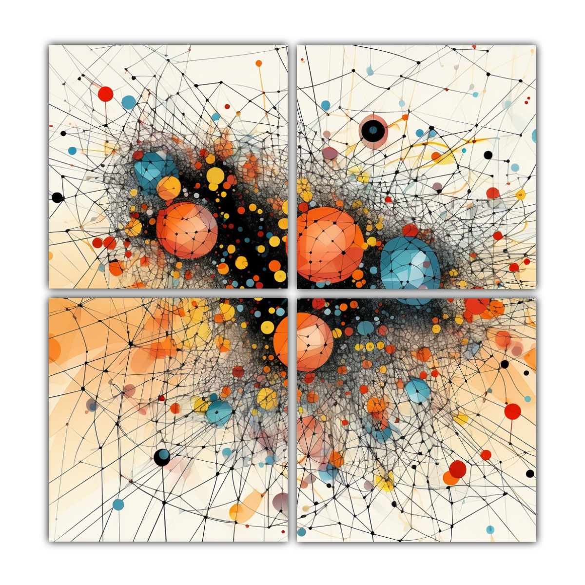 pinturas-decorativas-de-red-de-gr-ficos-futuristas-de-hambre-conceptual-en-2d