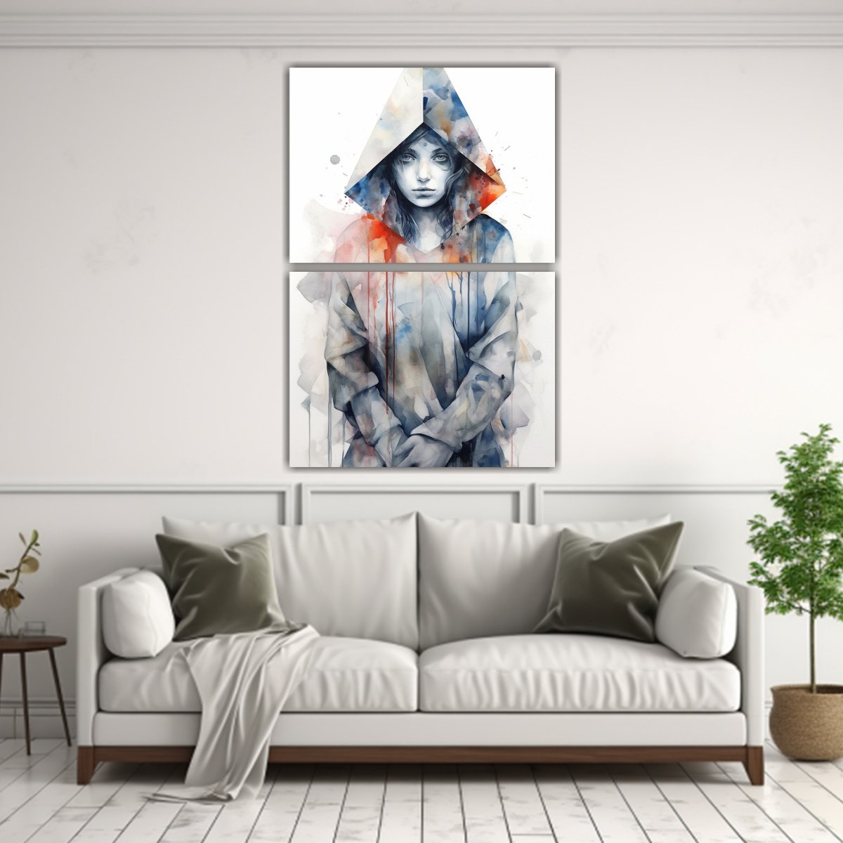 pinturas-decorativas-de-tela-acuarela-cryptid-y-sierpinski-de-poli-ster-por-agn-1