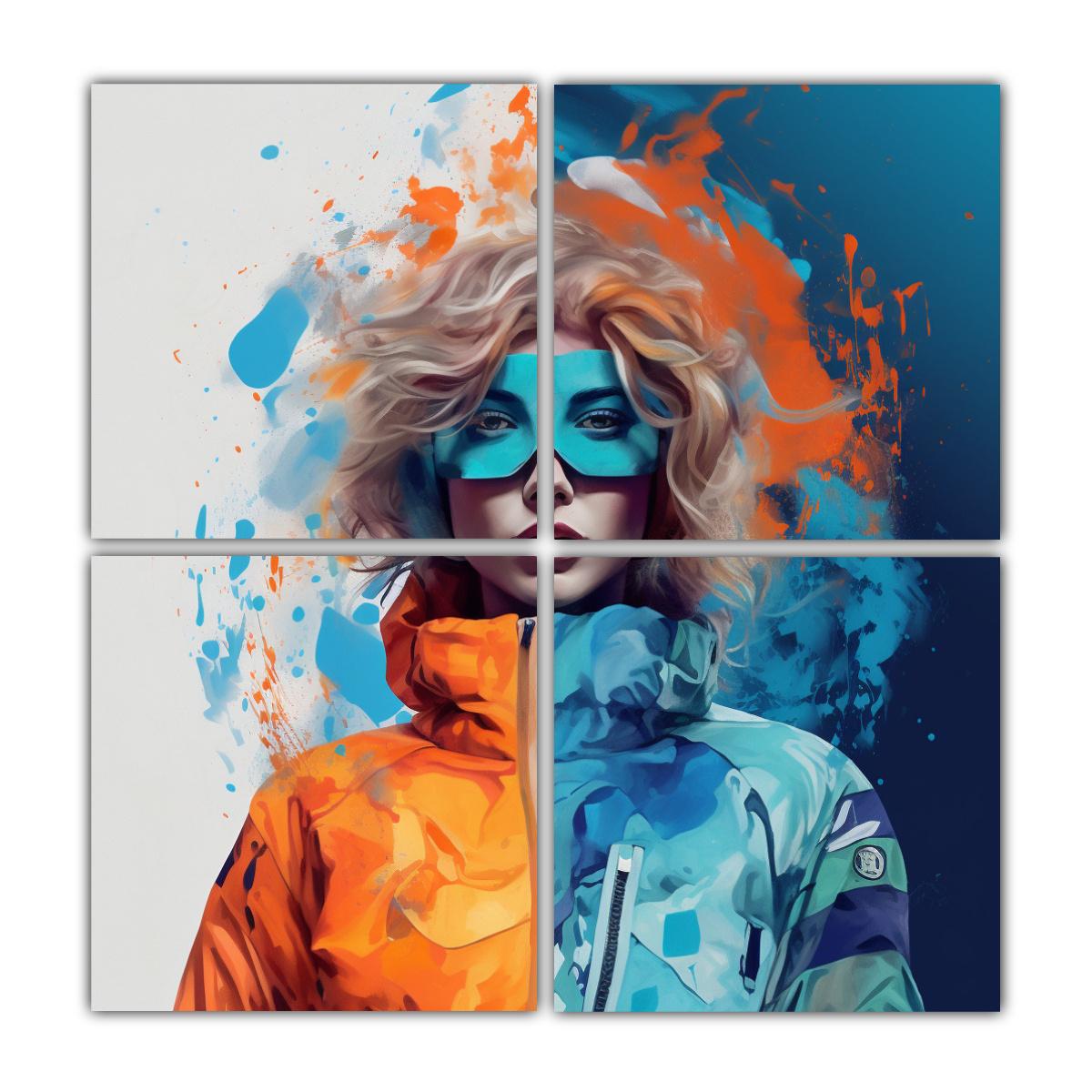 pinturas-decorativas-de-tem-tica-inspiraci-n-en-la-chaqueta-de-snowboard-en-lienzo