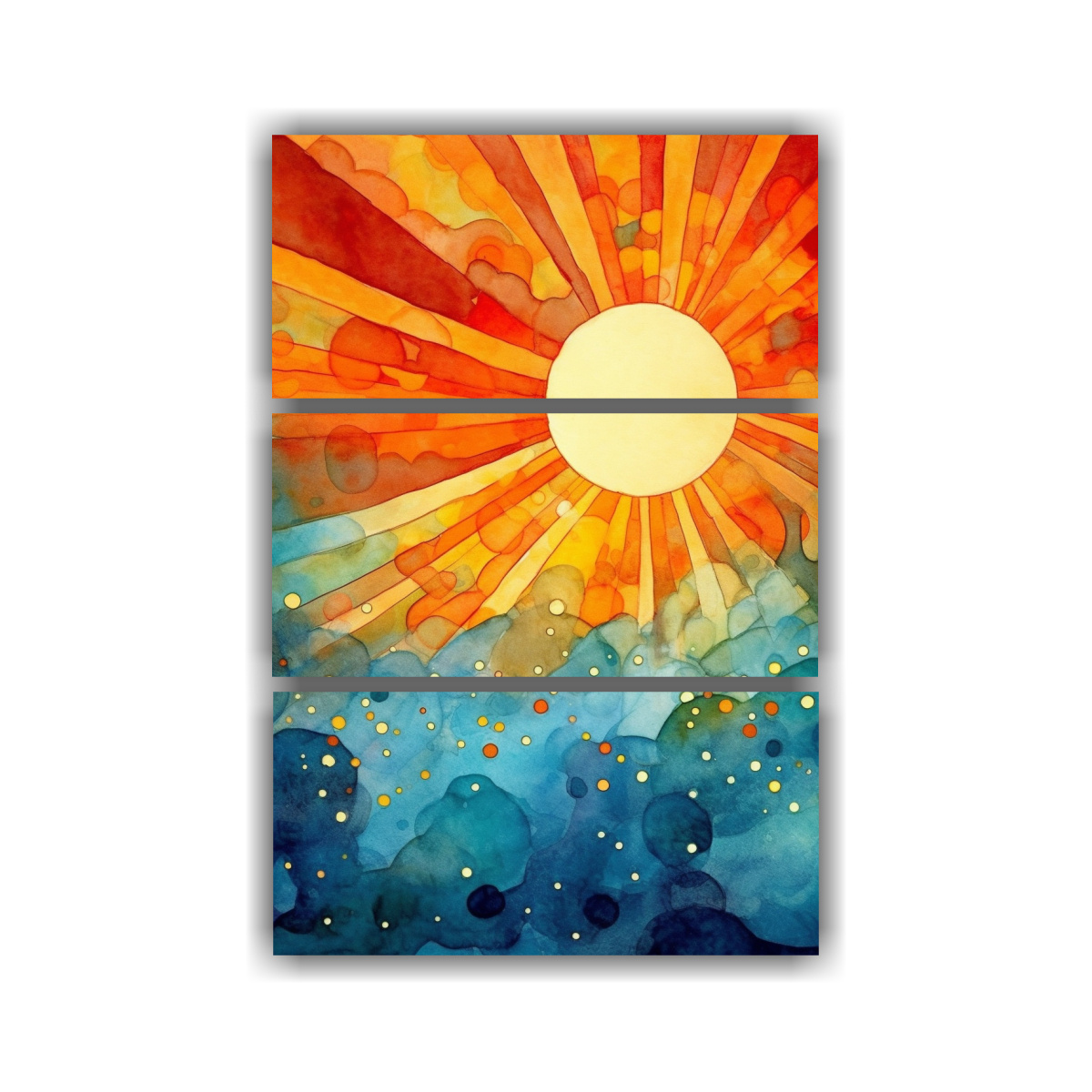 pinturas-decorativas-detalles-sol-intrincado-estilo-acuarela-colorido