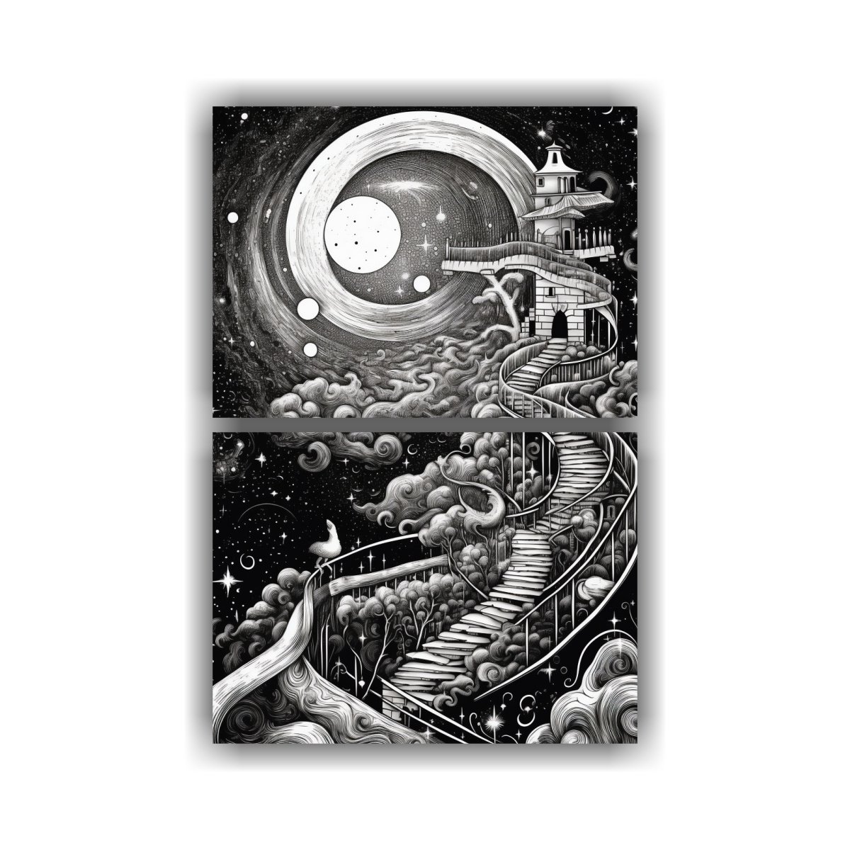 pinturas-decorativas-en-forma-de-cuadro-con-cuadro-de-serie-de-espirales-que-parecen-desvanecerse