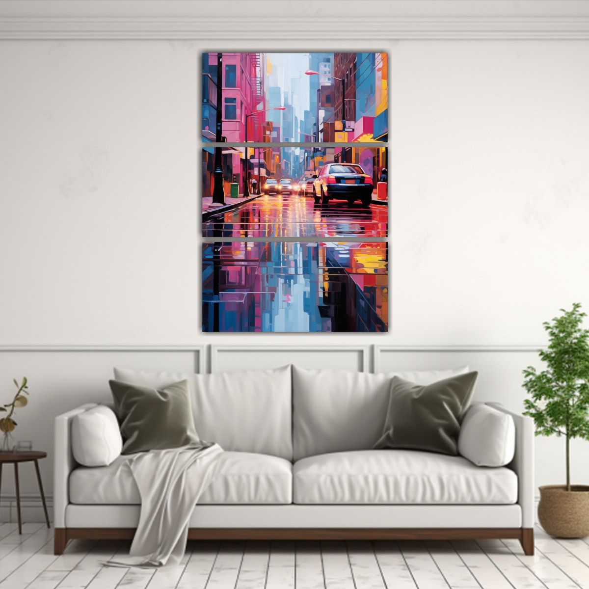 pinturas-decorativas-estilo-colores-para-oficina-de-tres-artes-en-una-calle-mojada-con-un-coche-1