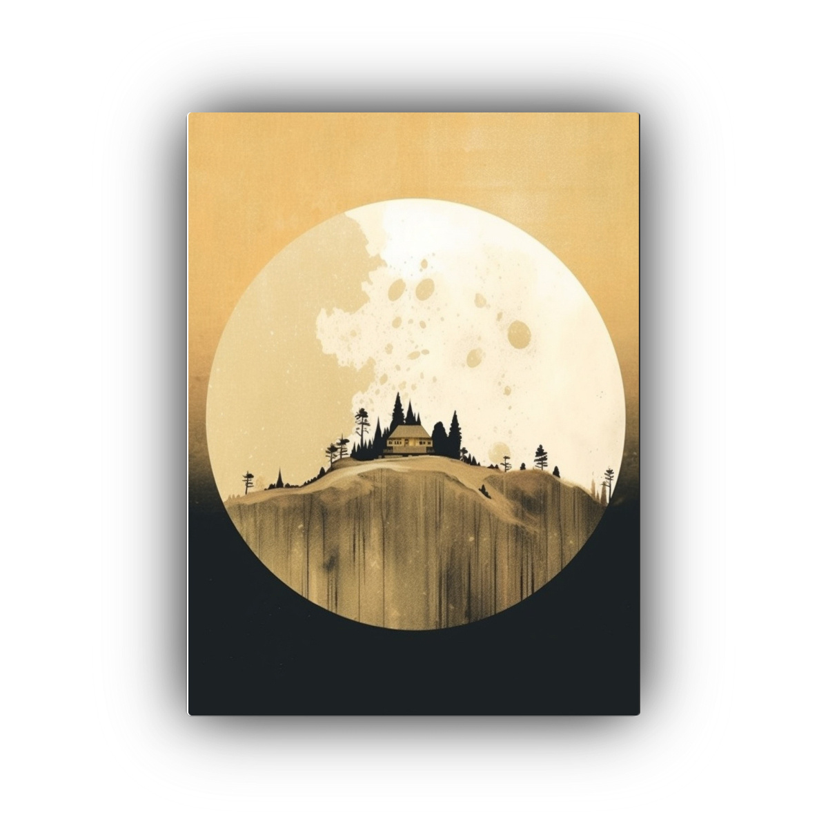 pinturas-decorativas-estilo-ic-nico-luna-de-oro-en-el-arte-de-los-discos-de-guerra-