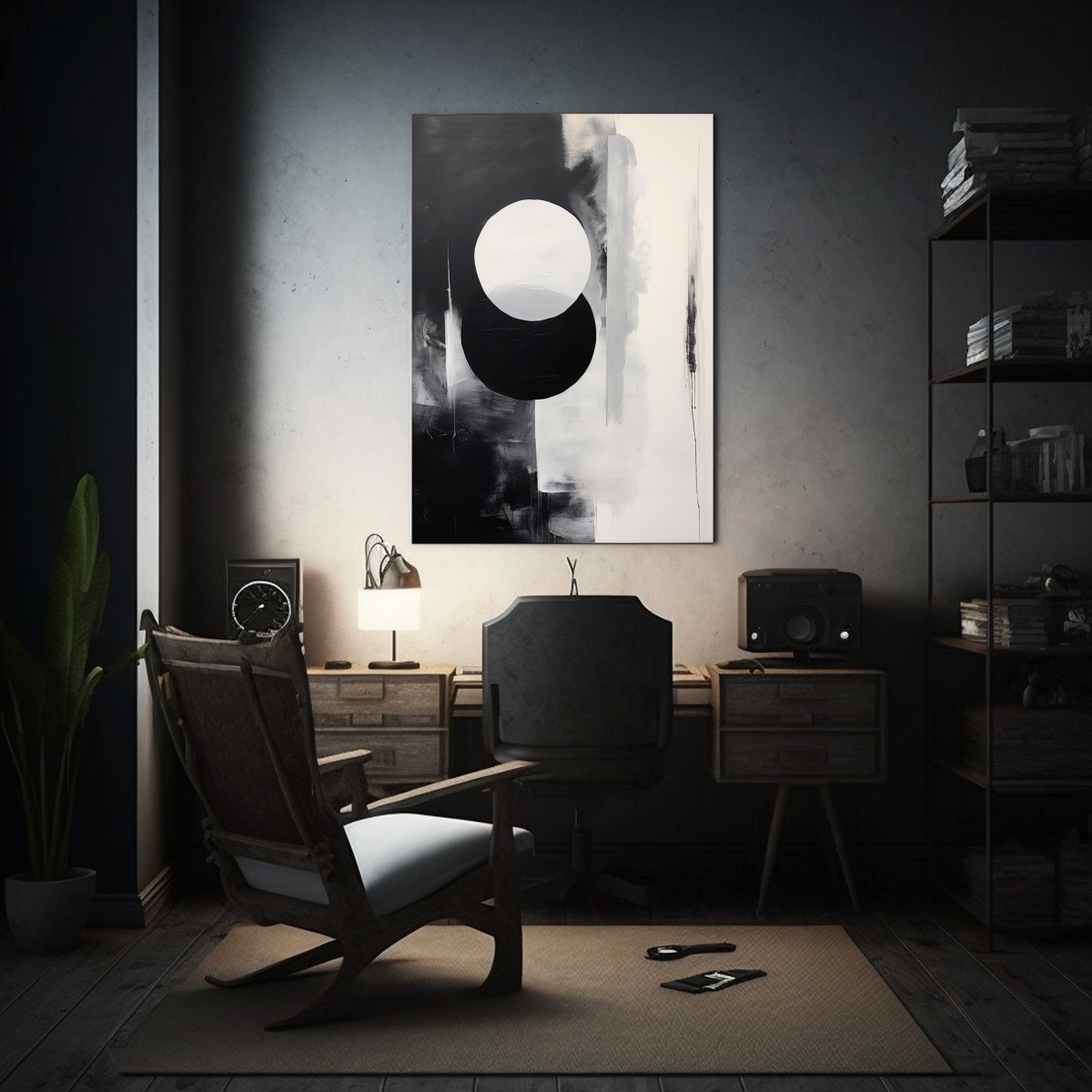 pinturas-decorativas-exclusivas-2-en-negro-y-blanco-con-borde-blanco-1