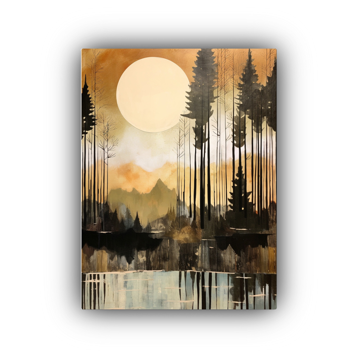pinturas-decorativas-inspiradas-en-boho-l-neas-interiores-finas-que-interpretan-un-bosque-al-atardecer-en-canva
