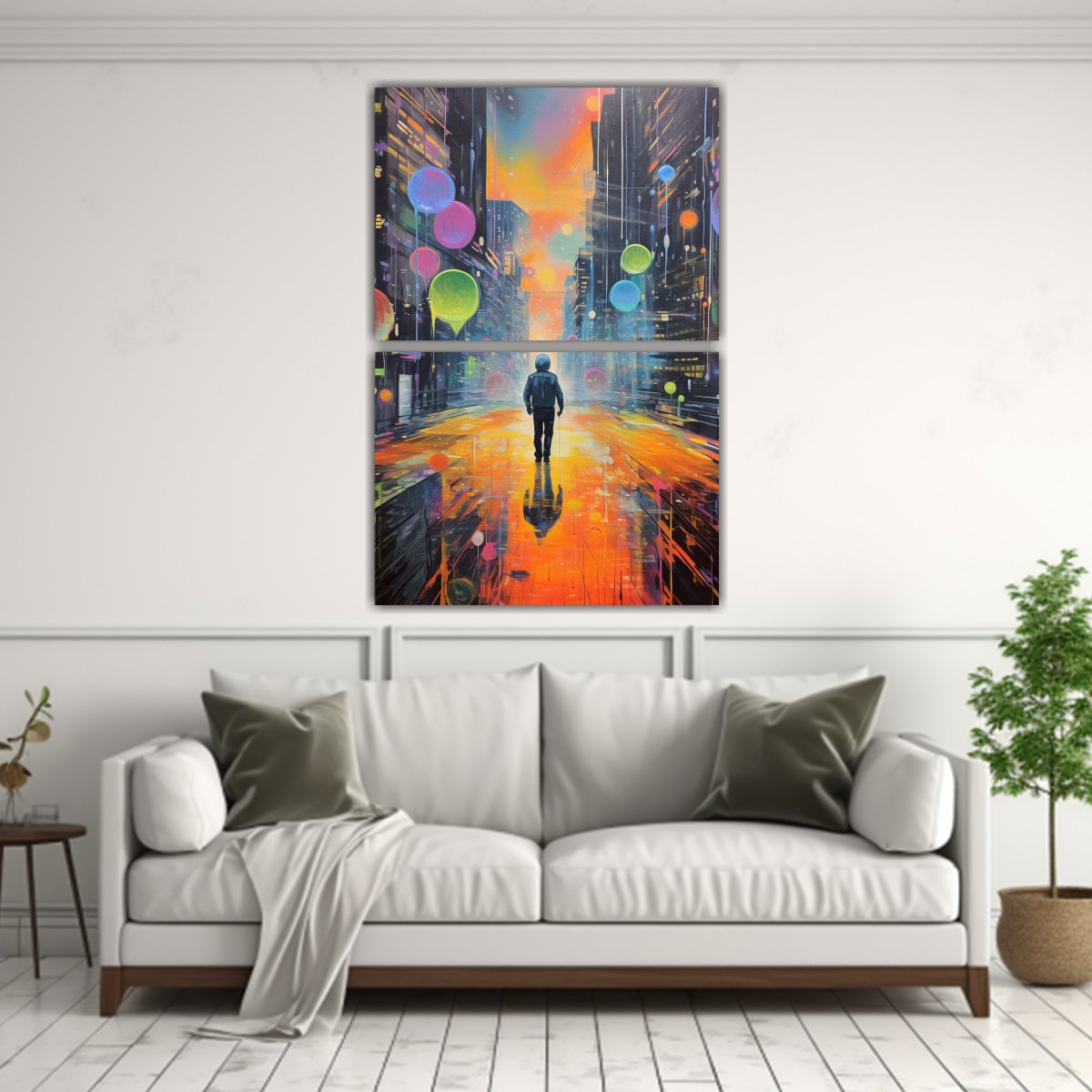 pinturas-decorativas-misteriosas-de-habitaci-n-android-paseando-por-la-ciudad-1