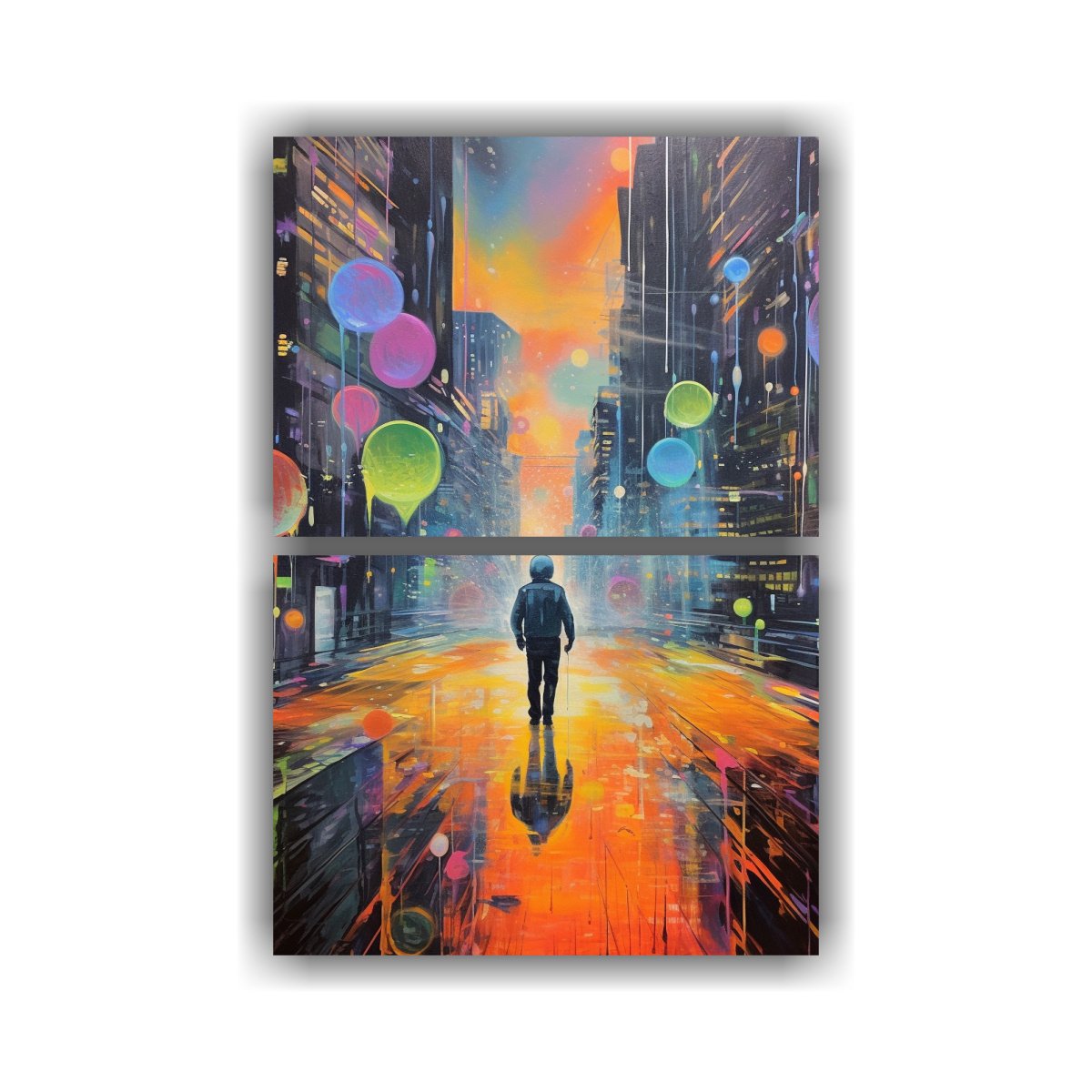 pinturas-decorativas-misteriosas-de-habitaci-n-android-paseando-por-la-ciudad