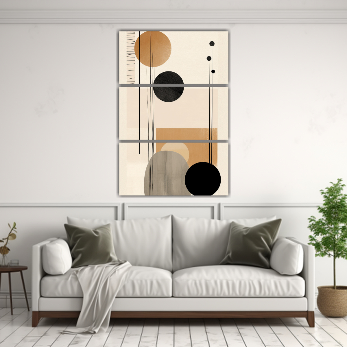 pinturas-decorativas-modernas-en-tres-telas-en-bastidor-con-dise-o-org-nico-y-abstracto-en-tonos-negro-y-beige-1