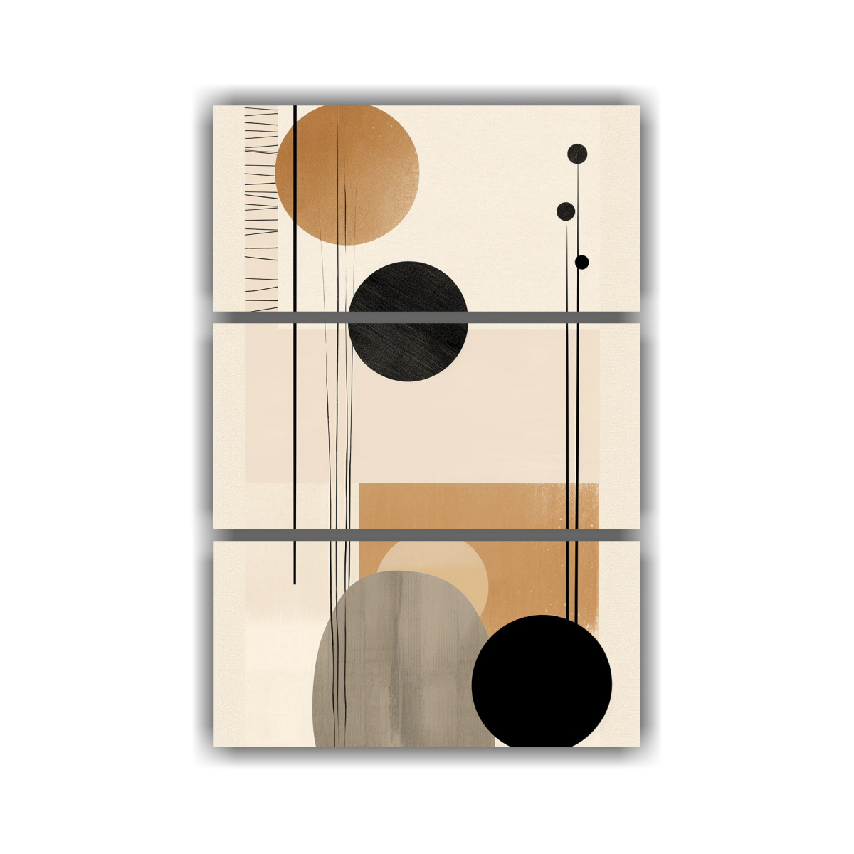 pinturas-decorativas-modernas-en-tres-telas-en-bastidor-con-dise-o-org-nico-y-abstracto-en-tonos-negro-y-beige