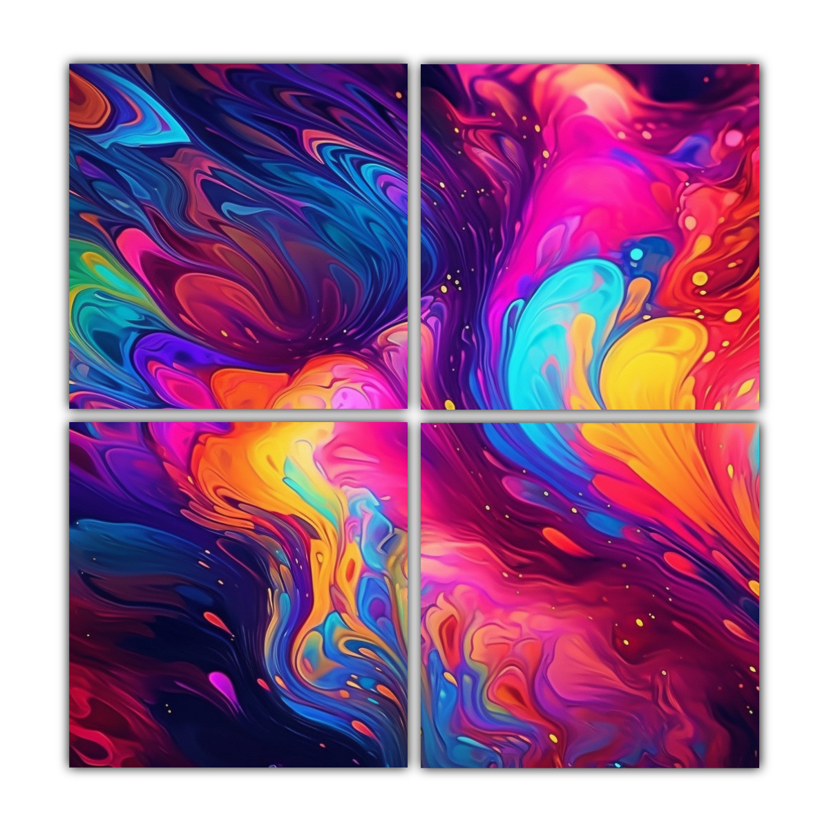 pinturas-decorativas-psicod-licas-para-fondo-de-escritorio-brillante-4-lienzos-composici-n-nica