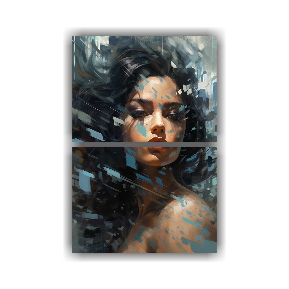 pinturas-decorativas-set-2-lienzos-de-tela-exuberante-retrato-de-una-hermosa-mujer