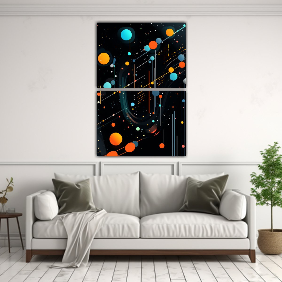 pinturas-decorativas-tem-ticas-de-pared-en-fondo-negro-con-estilo-de-l-neas-y-puntos-futuristas-1