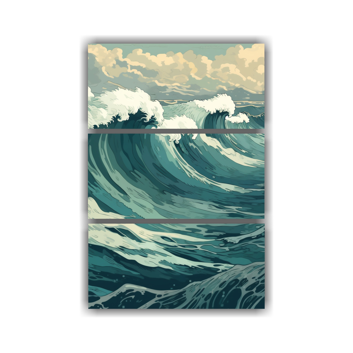 pinturas-modernas-de-tela-estilo-minimalista-de-ondas-alegres-lofi