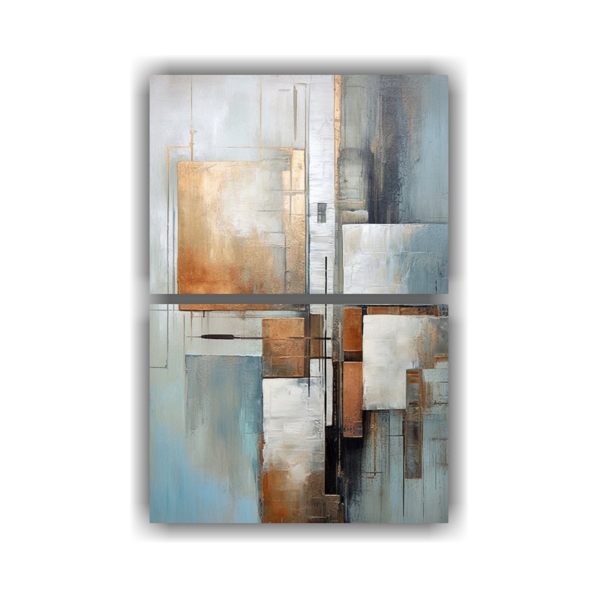 pinturas-mural-vanguardia-minimalista-en-tonos-gris-azulado-y-dise-o-moderno-de-dos-composiciones