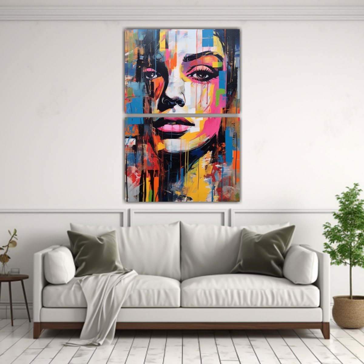 retrato-acuarela-figuras-de-mujer-hermosa-en-dos-cuadros-1