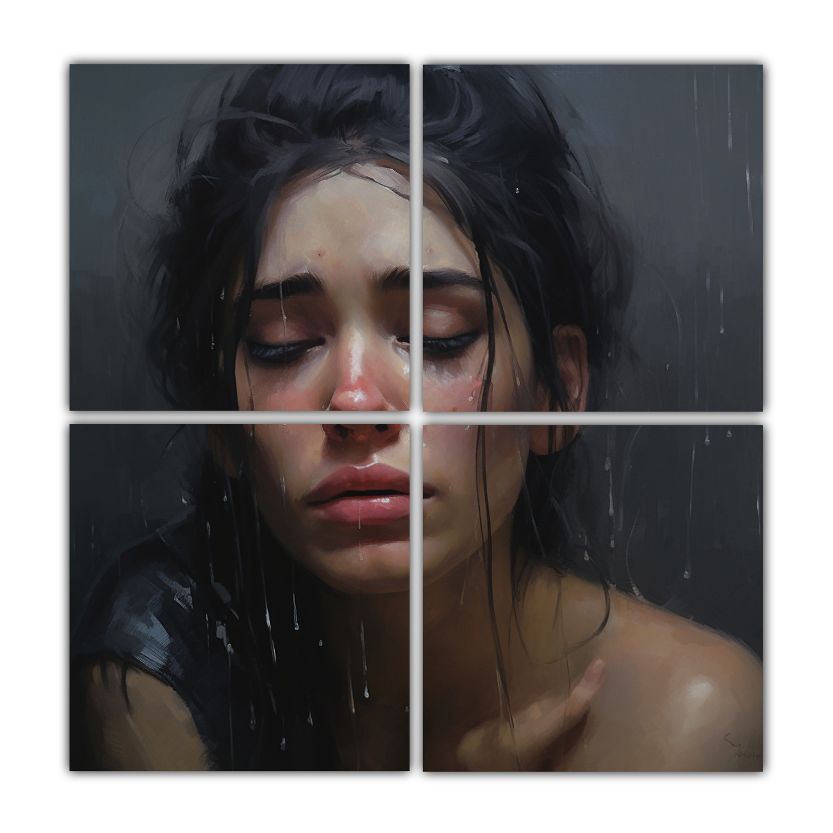 retrato-con-l-grimas-cuatro-composiciones-de-alta-calidad-para-oficina