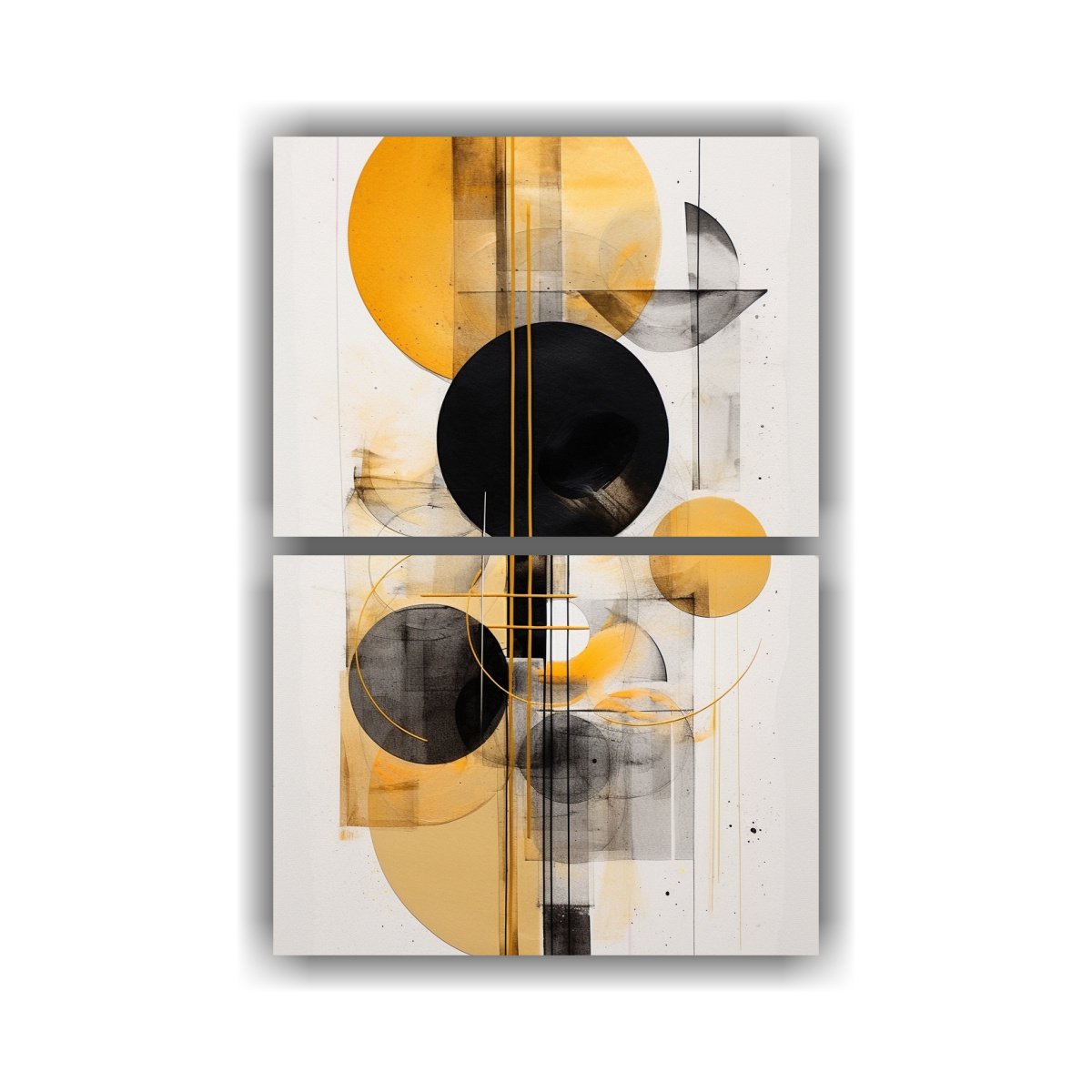 set-2-composiciones-impreso-oro-y-negro-arte-abstracto-redondo