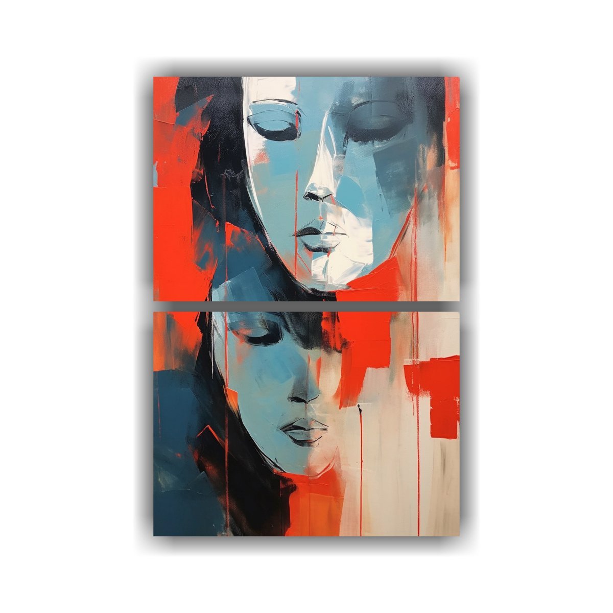 set-2-composiciones-vibrantes-de-pinturas-abstractas-de-hermosa-alegr-a