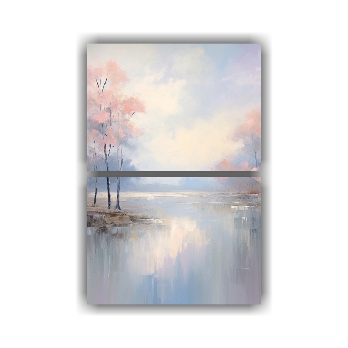 set-2-cuadros-de-tela-imagen-visual-serena-culminaci-n