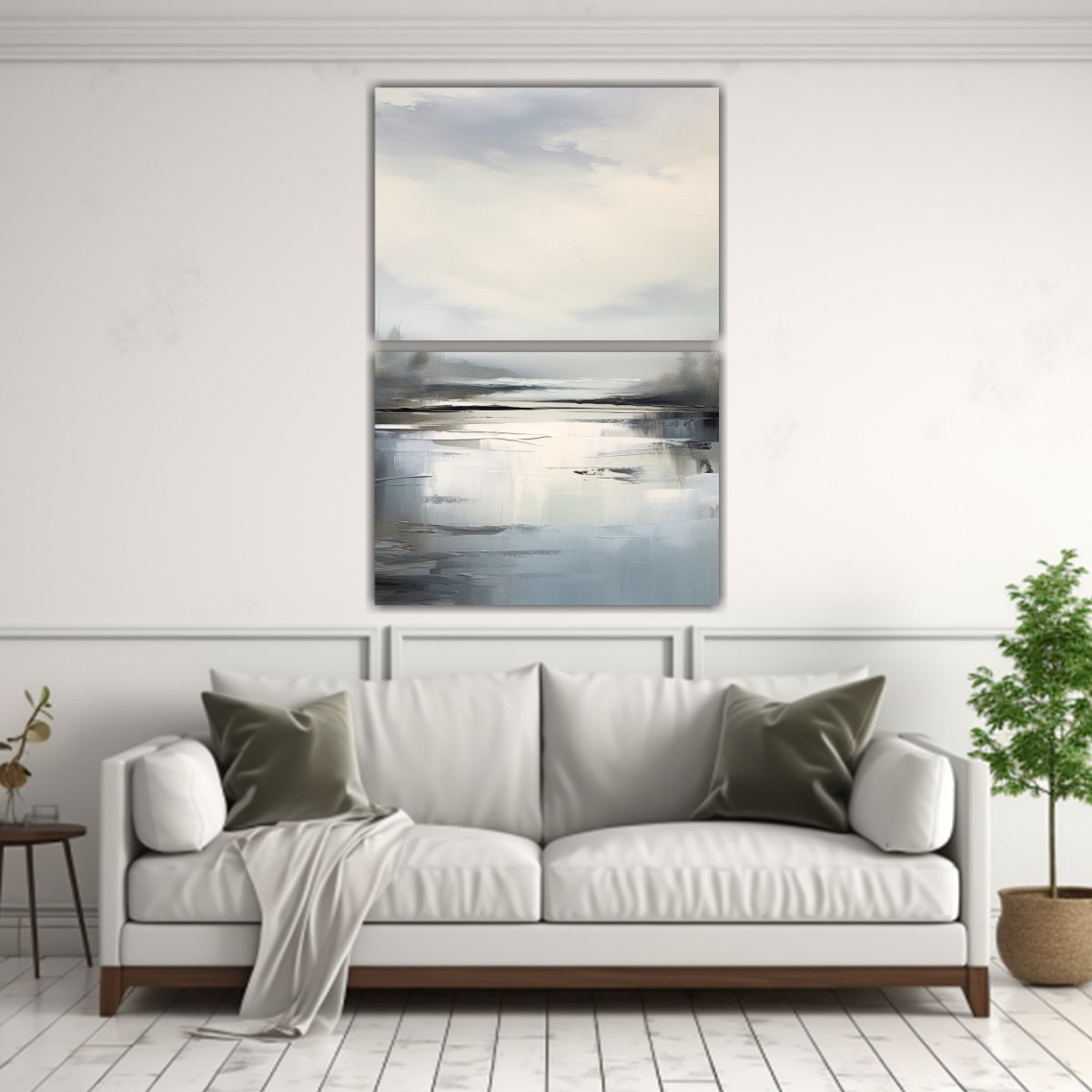 set-2-cuadros-pared-estilo-galer-a-resistente-pintura-del-agua-gris-y-blanco-estilo-1