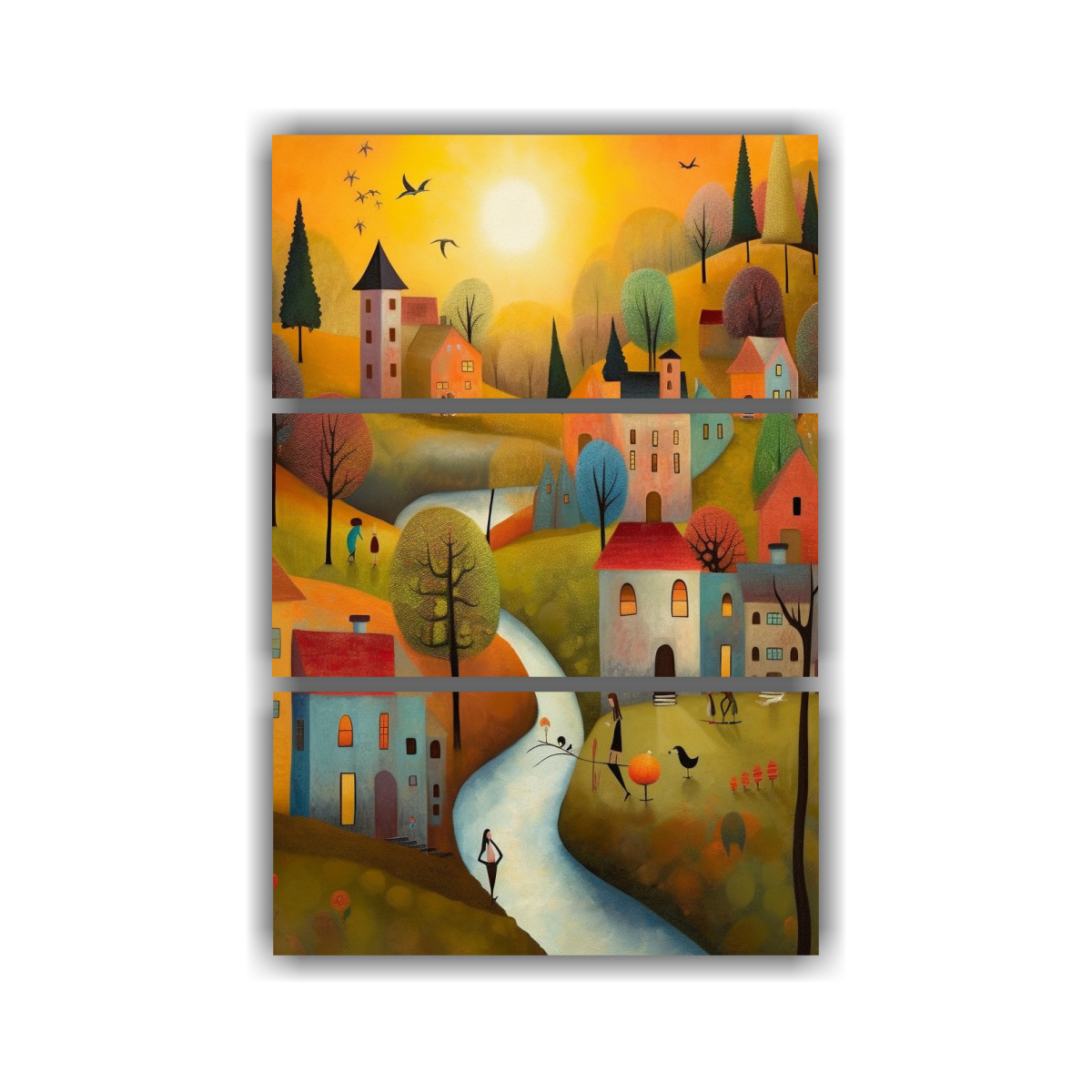 set-3-cuadros-fotograf-a-nica-amanece-en-un-pueblo-de-europa-al-estilo-de-iwo
