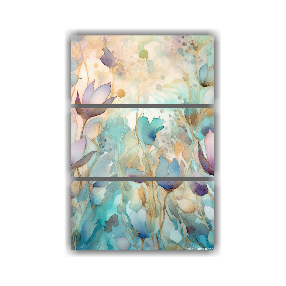 set-3-lienzos-estilo-galeria-salon-dibujo-floral-al-acuarela-cuadro-de-decoraci-n-de-pared-por-dj