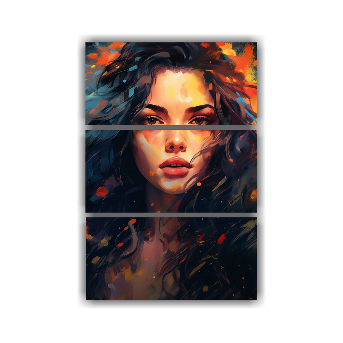 set-3-lienzos-tela-sublimada-arte-urbano-retrato-de-mujer-joven-hermosa-arte-abstracto-8k