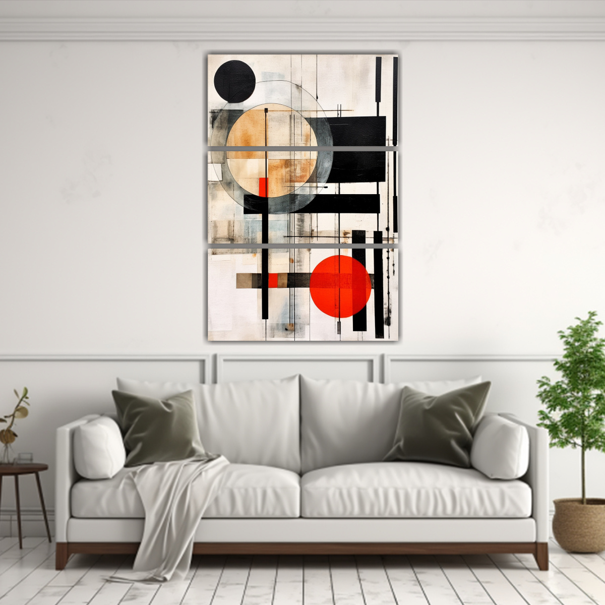 set-3-lienzos-vanguardia-innovador-l-neas-negras-y-c-rculos-en-papel-difuminado-en-una-pintura-abstracta-1