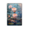 set-3-telas-expresi-n-pop-art-muchas-flores-de-loto-en-un-lago-colores-suaves-y-delicados-
