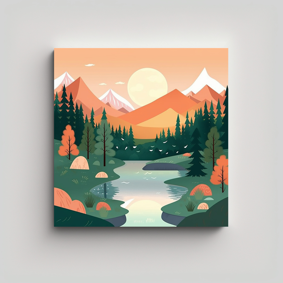 tela-en-bastidor-fotograf-a-alta-resoluci-n-paisaje-monta-as-y-agua