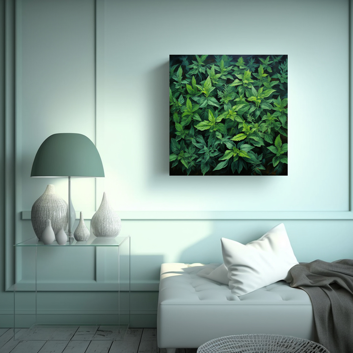 1-cuadro-abstracto-con-hierbas-de-menta-inspiradoras-estrelladas-1