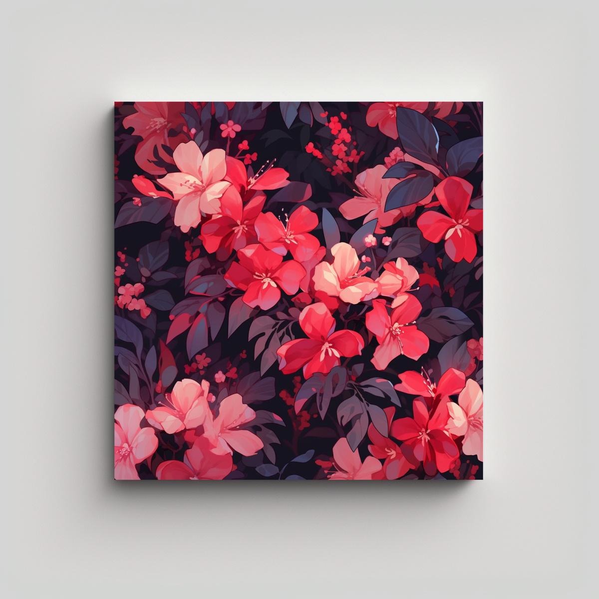 1-cuadro-vanguardia-motivo-rojo-y-rosa-atmosfera-neonoir-en-el-estilo-de-pinturas-de-decoraci-n