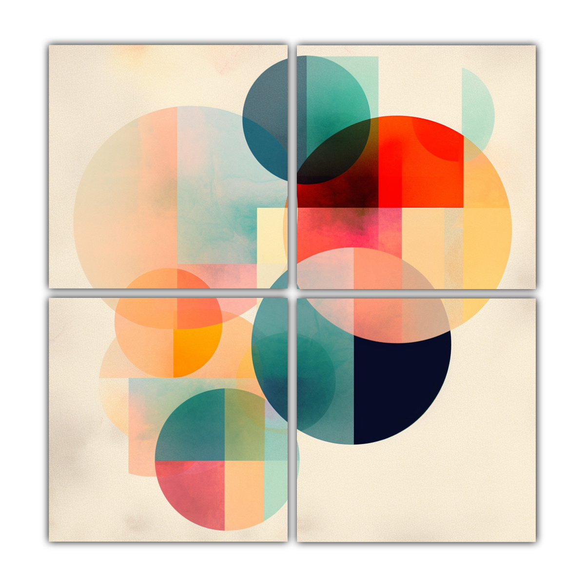 4-cuadroes-de-personalidad-chilanga-en-geometr-a-moderna-pintura-abstracta-en-decoraci-n