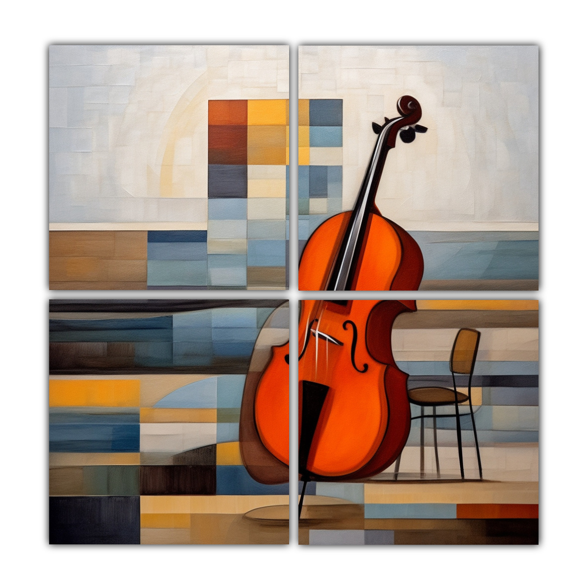 4-cuadros-calidos-para-cuarto-en-el-estilo-de-mond-cello-piano-ambiente-surf-melanc-lico