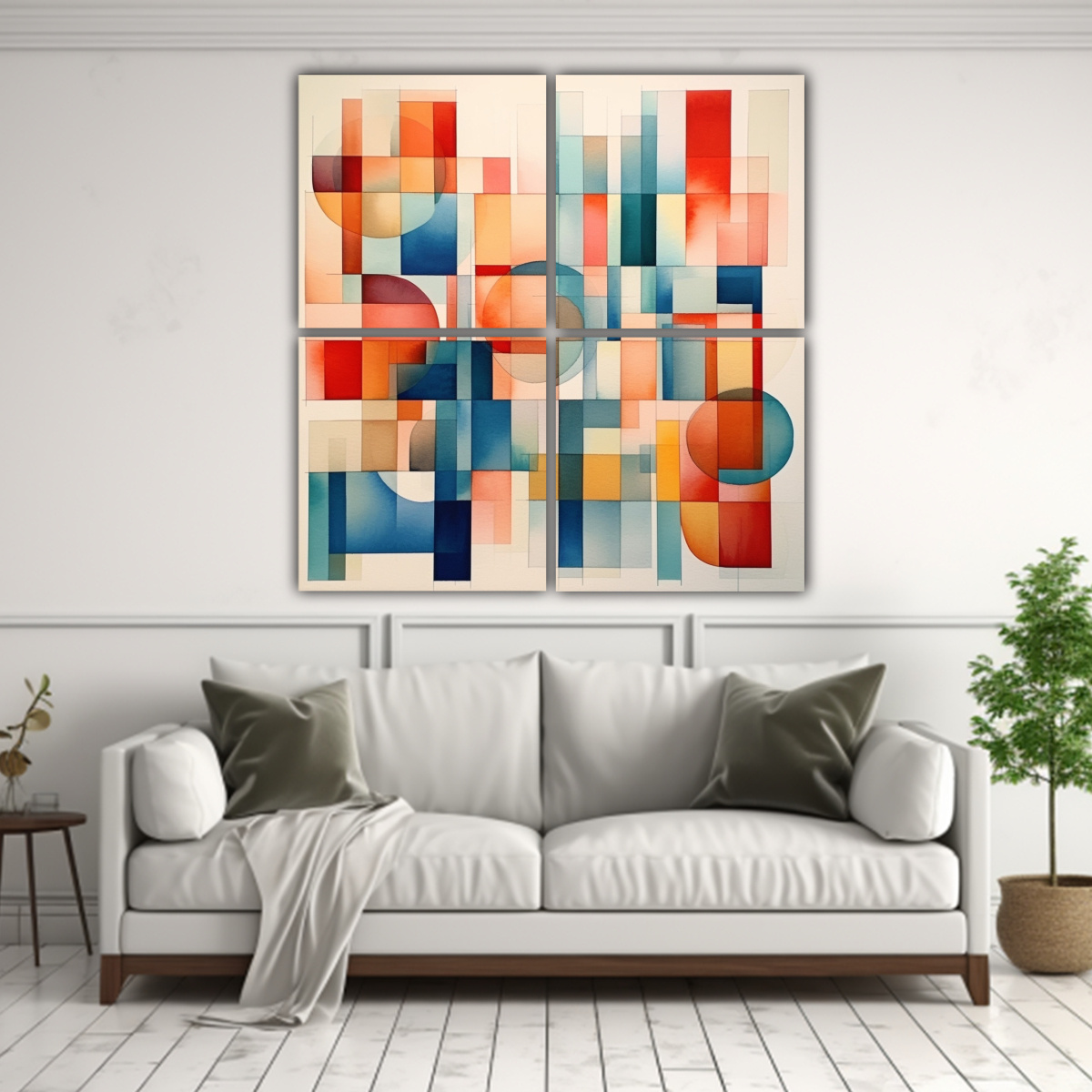 4-lienzos-de-tela-dise-o-escena-pinturas-abstractas-geom-tricas-varios-colores-1