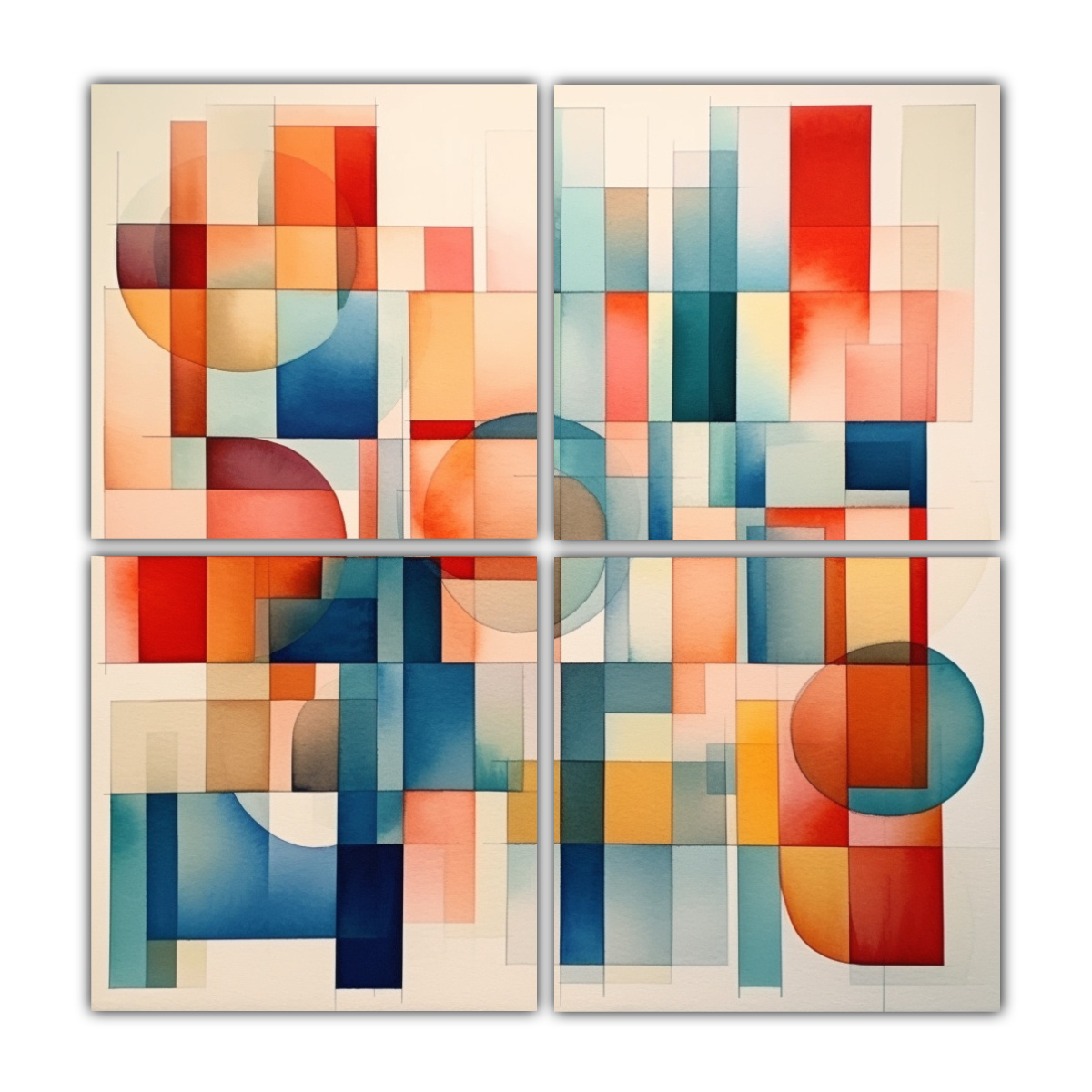 4-lienzos-de-tela-dise-o-escena-pinturas-abstractas-geom-tricas-varios-colores