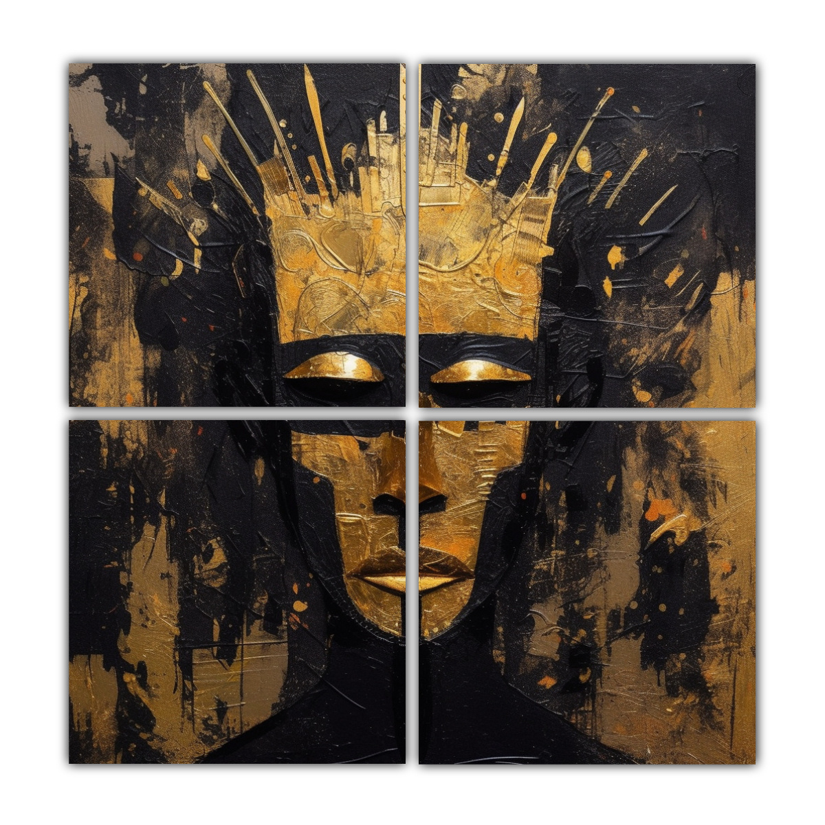 4-lienzos-tonos-efecto-visual-abstracto-dorado-y-negro