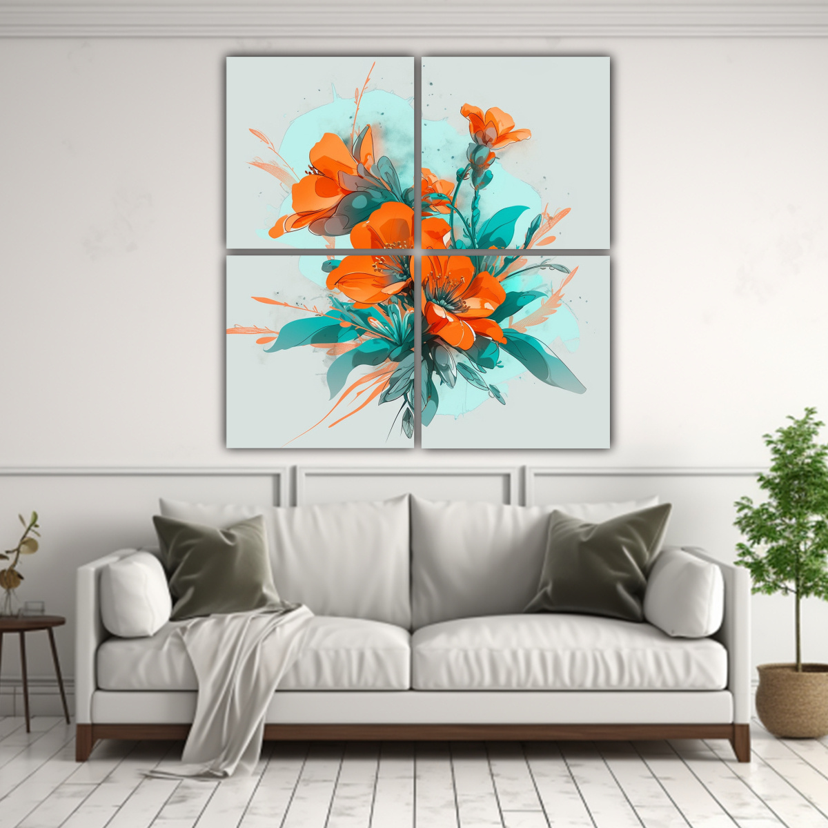 4-pinturas-decorativas-con-estilo-turquesa-y-naranja-atmosfera-neonoir-en-la-decoraci-n-del-hogar-1