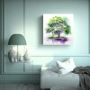 arte-de-pared-abstracto-con-rbol-de-roble-en-verde-y-morado-1