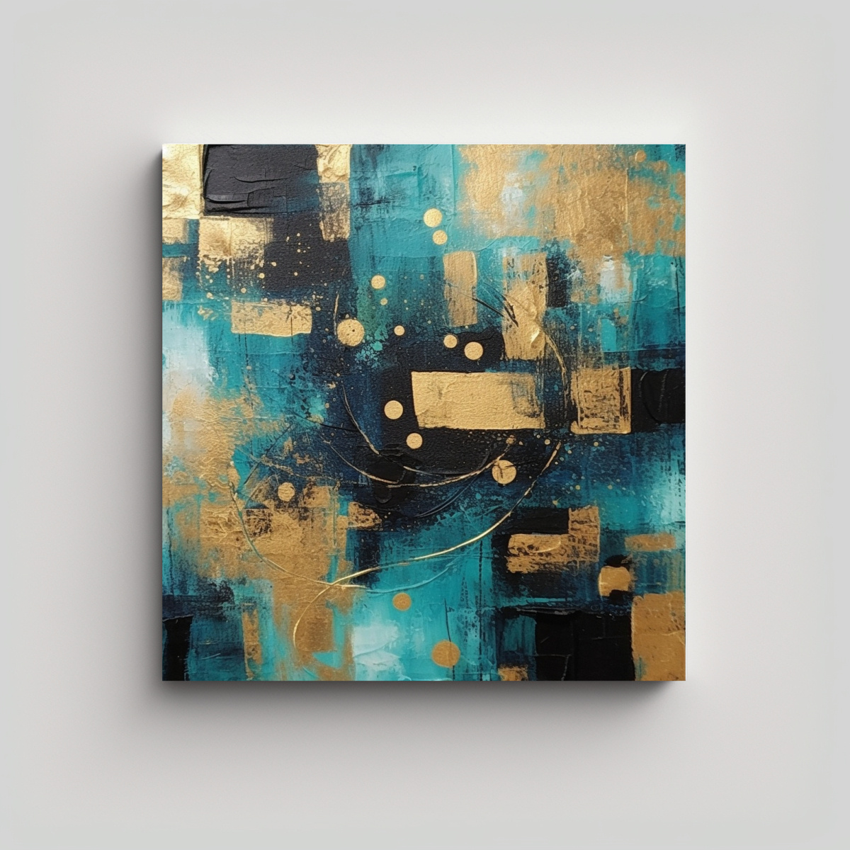 arte-de-pared-cuadro-impacto-visual-acuarela-abstracta-en-lienzo-azul-aqua-y-oro