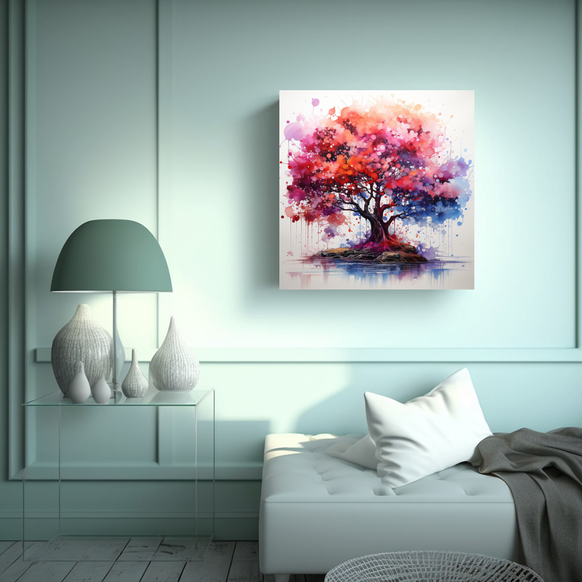 arte-de-pared-decorativo-equilibrio-visual-pintura-abstracta-de-cerezo-con-colores-vibrantes-en-acuarela-1