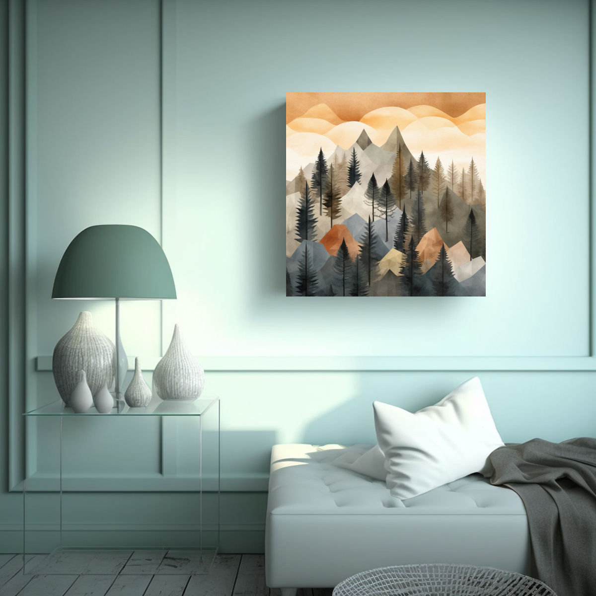 arte-de-pared-impreso-bosque-de-pinos-1