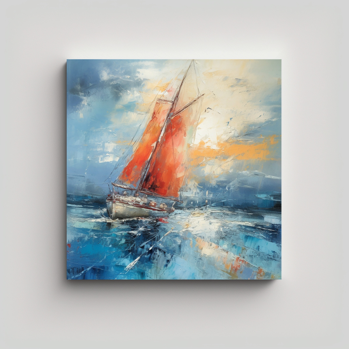 arte-de-pared-impreso-poder-paisaje-marino-con-velero-impresi-n-de-emulsi-n-l-quida-mancha-de-tinta