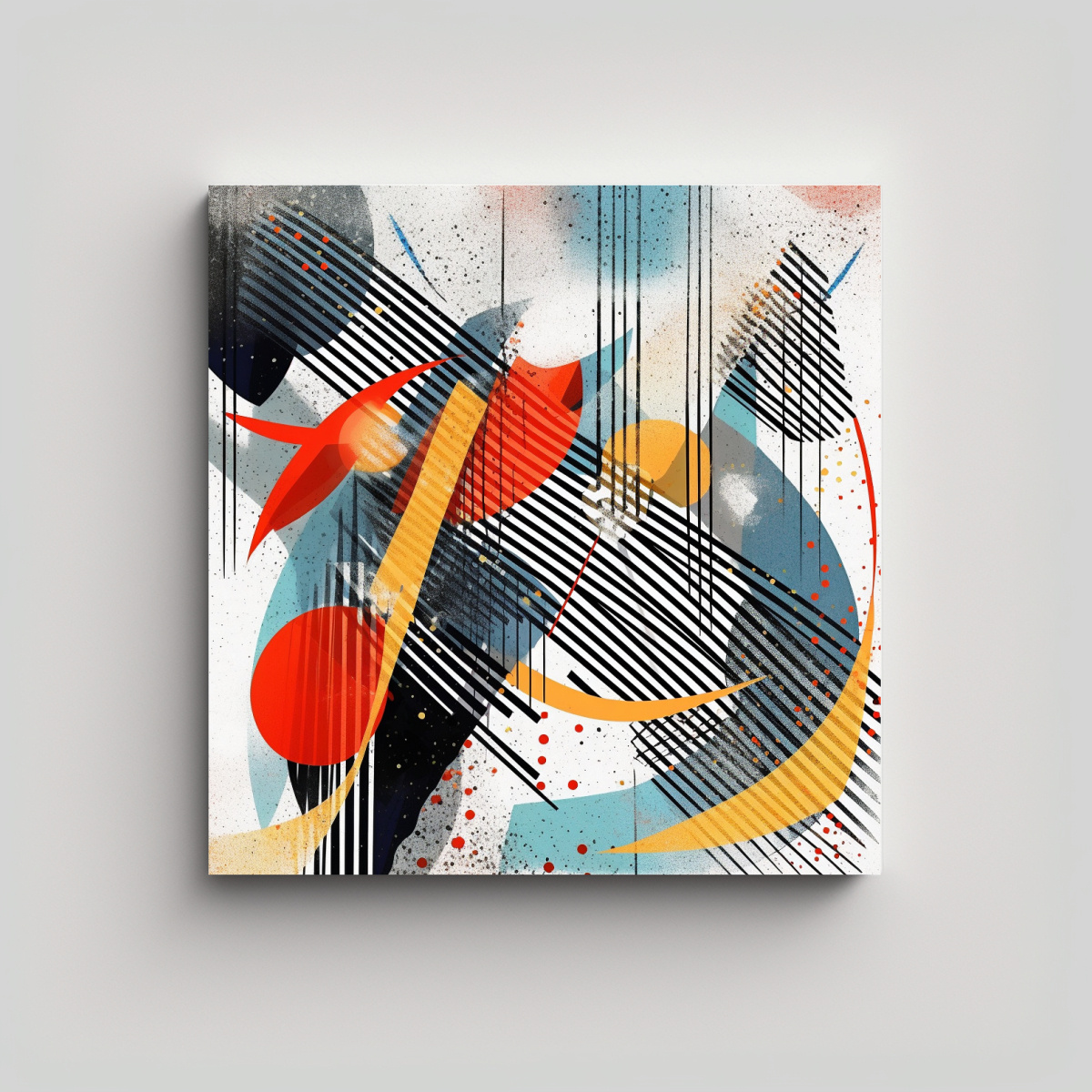 arte-de-pared-l-neas-abstractas-intensifica-la-creaci-n-visual-de-calidos-