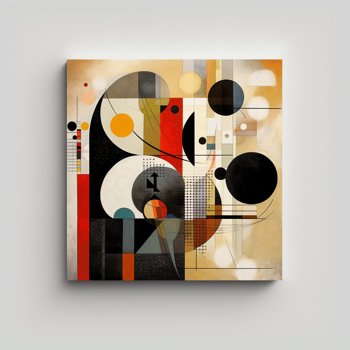 arte-de-pared-moderno-en-blanco-y-negro-con-color