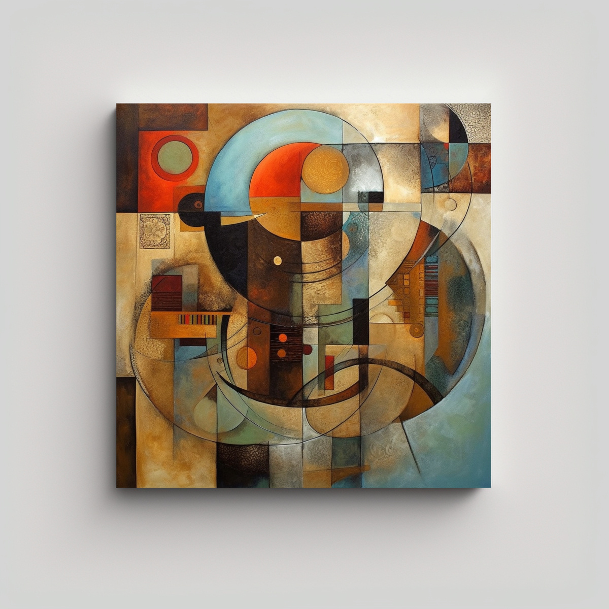 arte-de-pared-snake-intenso-pinturas-abstractas-inspiradas-en-el-renacimiento-moderno-