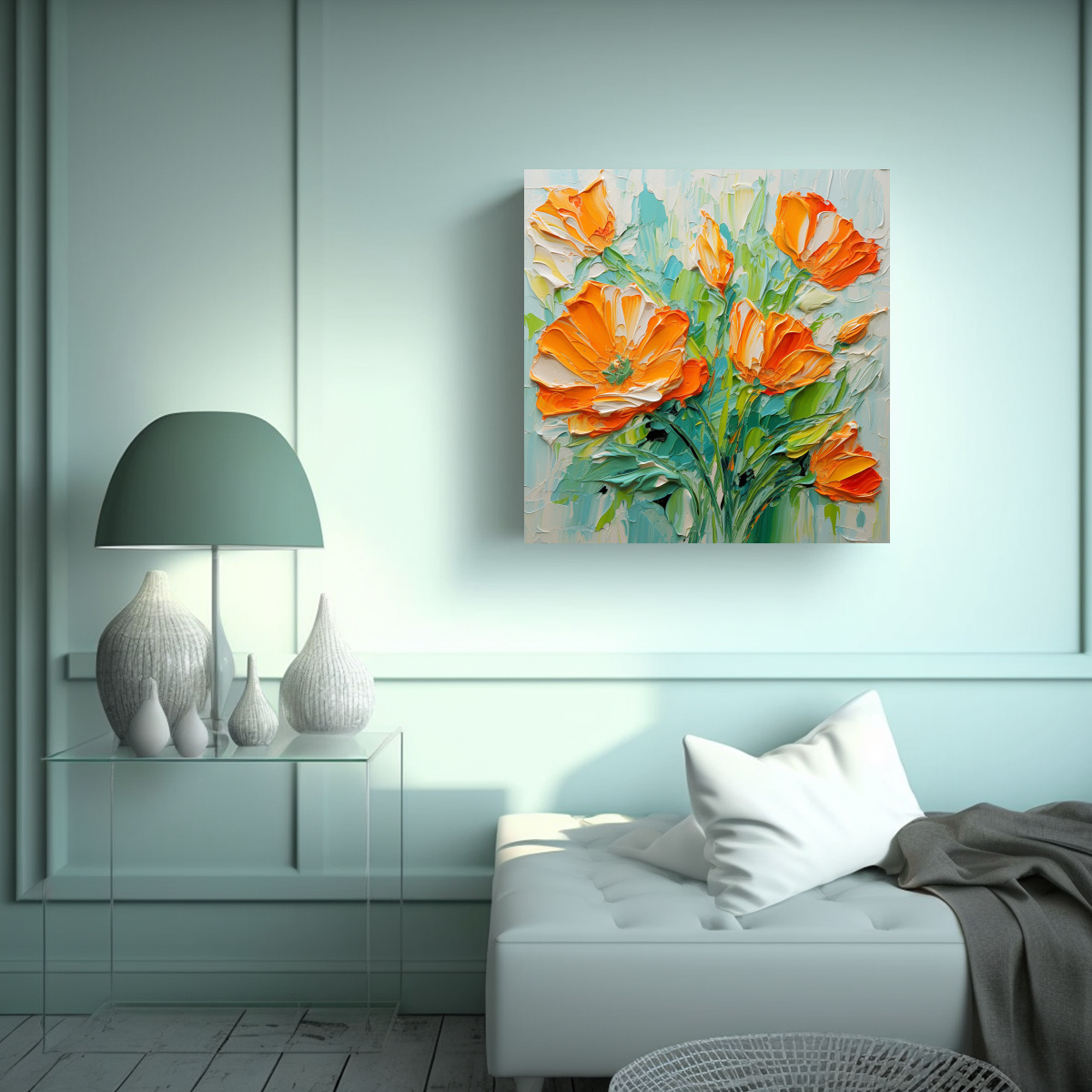 arte-moderno-alegr-a-flores-de-colores-verde-y-naranja-en-lienzo-1