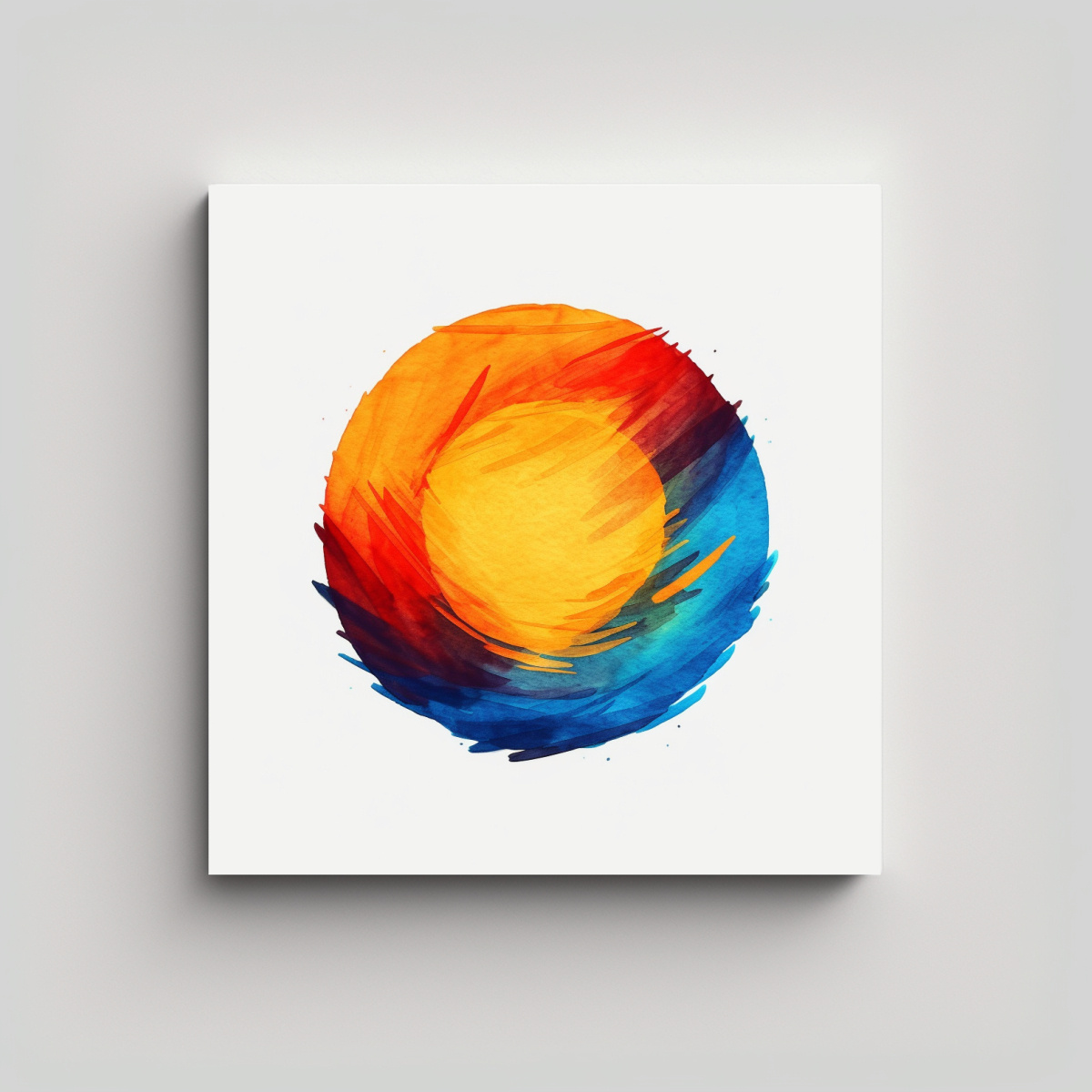 composici-n-acuarela-equilibrio-visual-de-un-sol-en-tinta-multicolor-en-el-estilo-de-dibujos-lineales